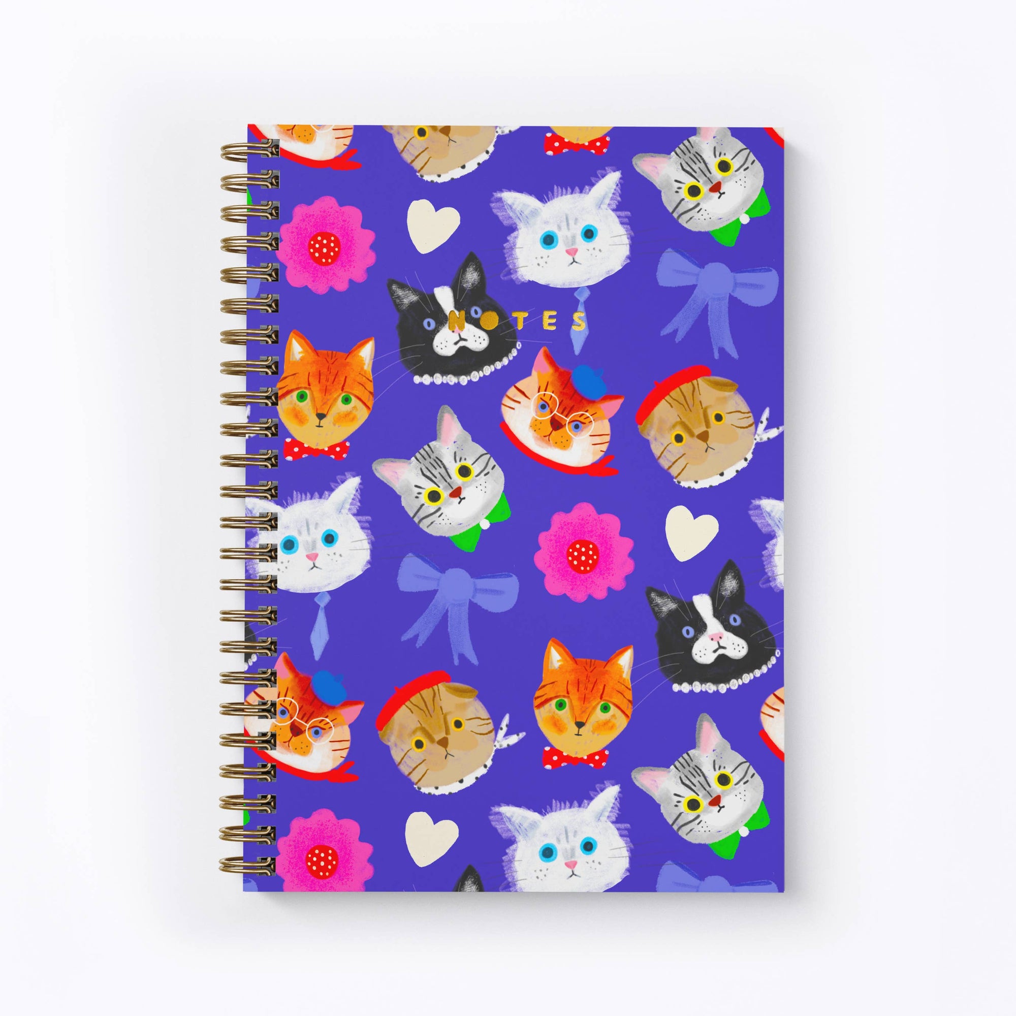 Cat Fancy Spiral Notebook -Carolyn Suzuki