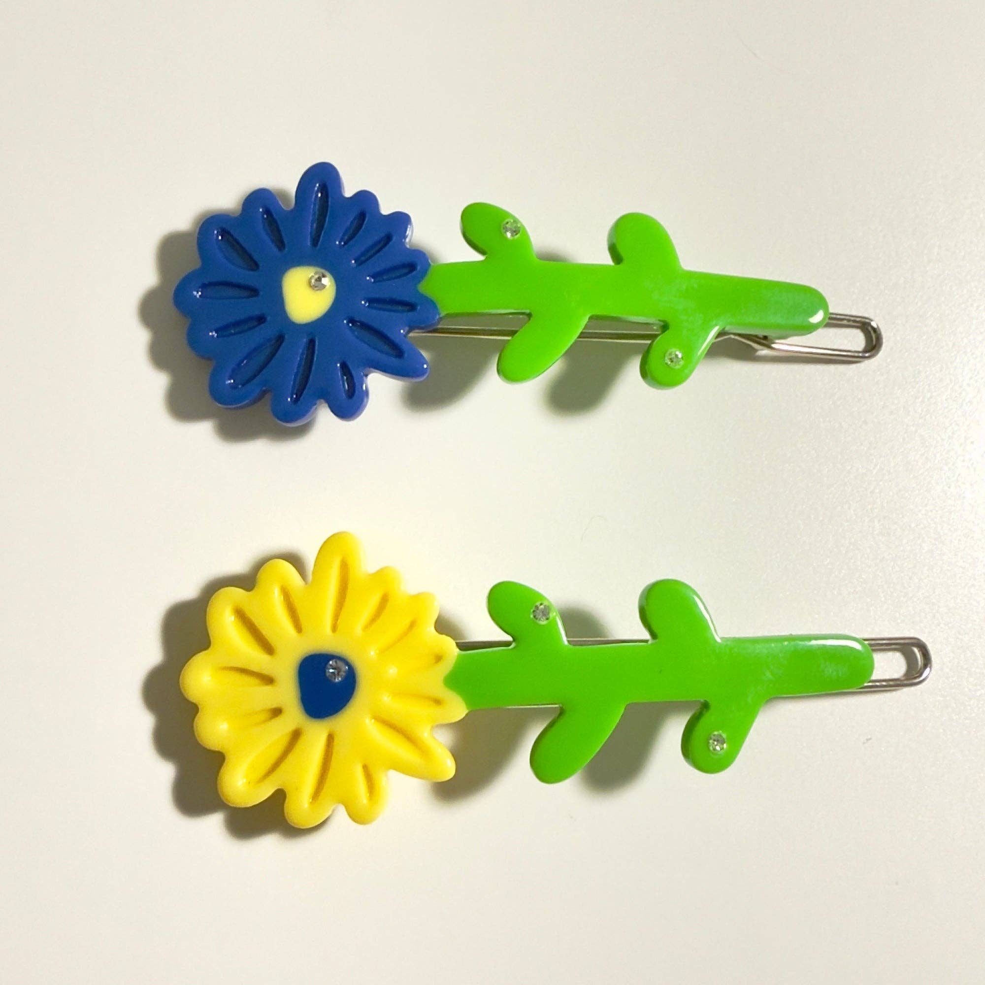 Tiny Flowers Hair Clip Duo