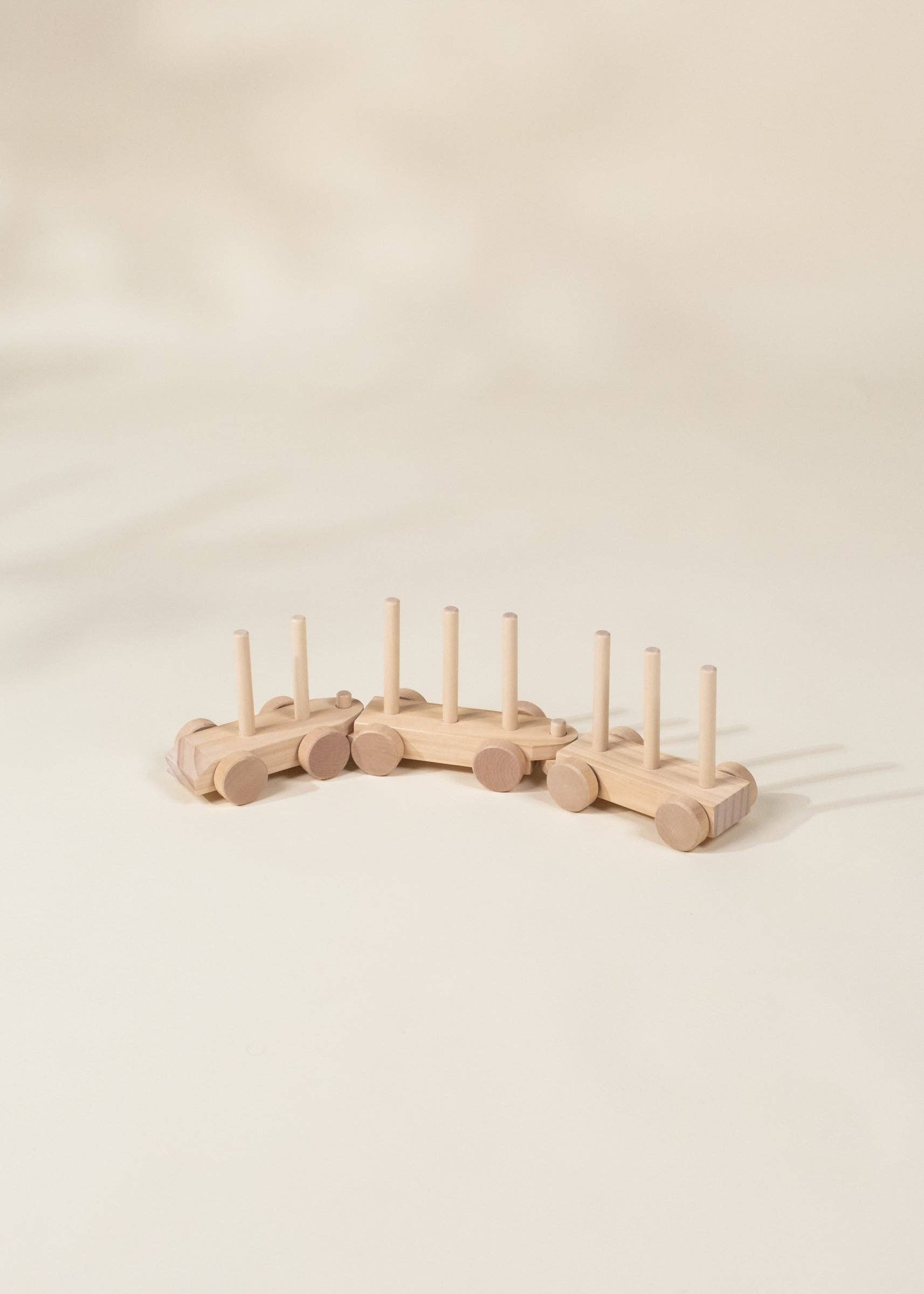 Oversized Wooden Stacking Train