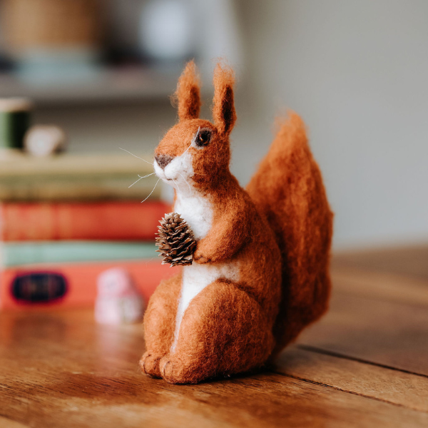 Highland Red Squirrel Needle Felting Craft Kit (10yrs-adult)