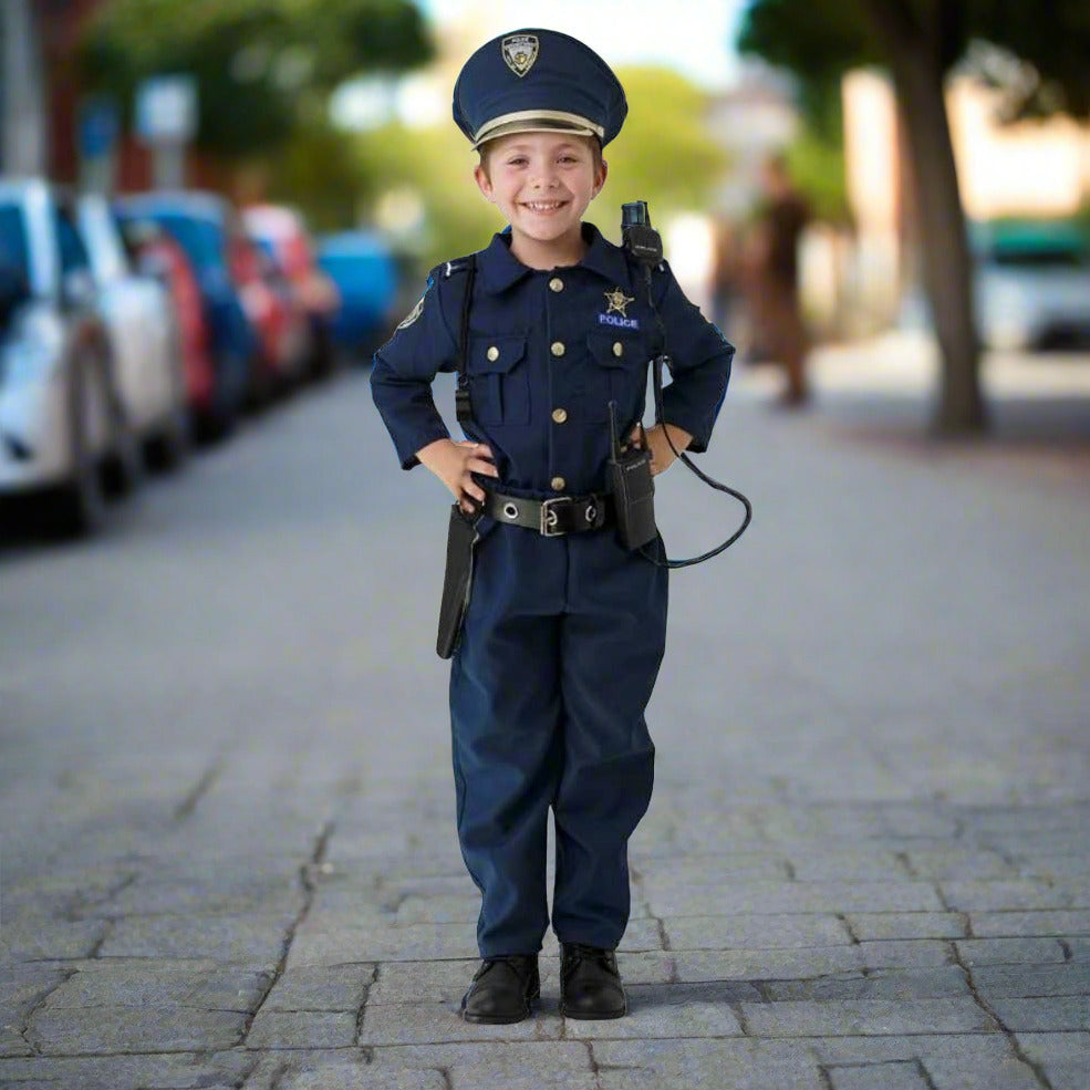 Deluxe Police Dress Up Costume Set