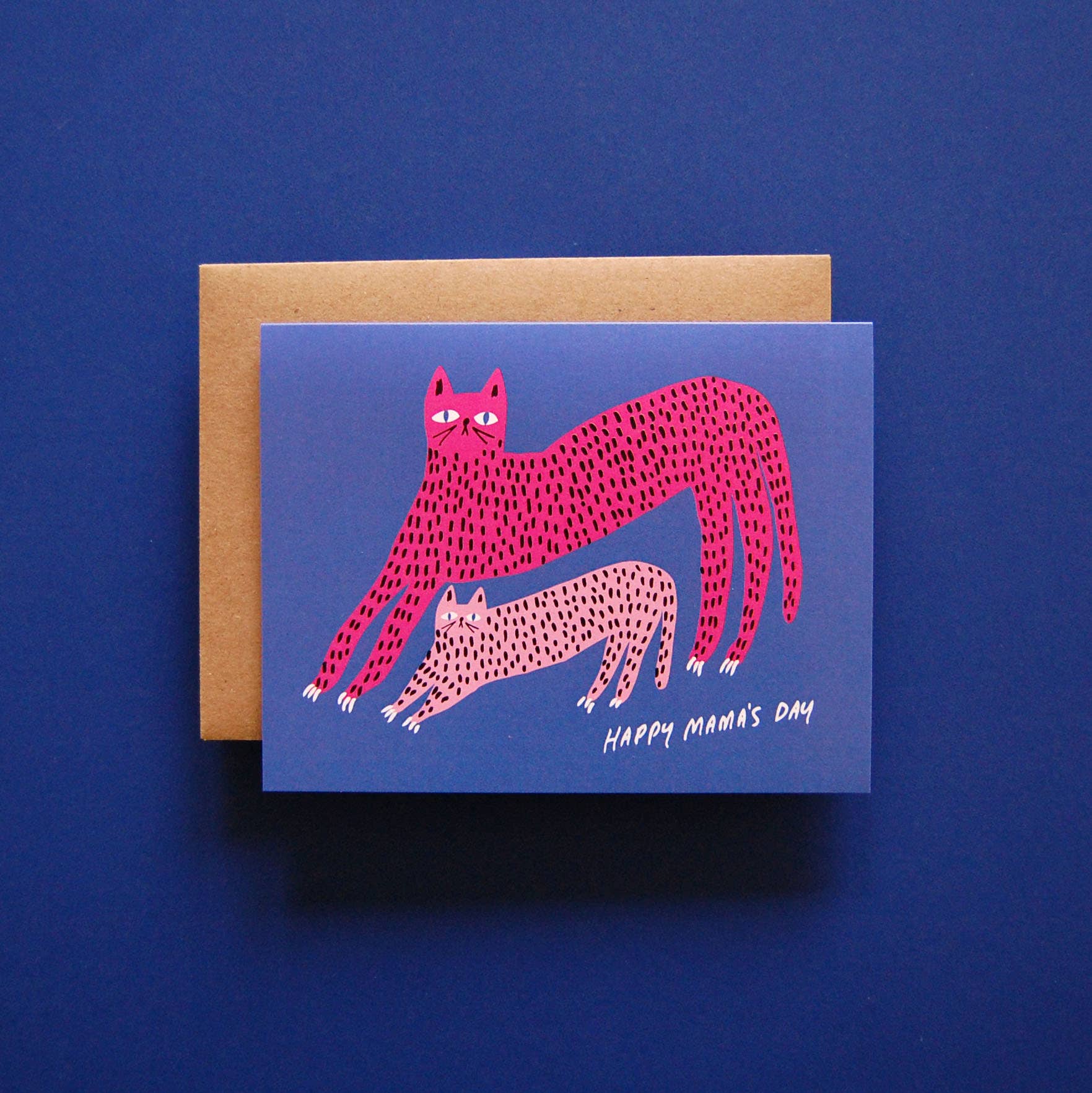 Cat & Kitten - Mother's Day Card