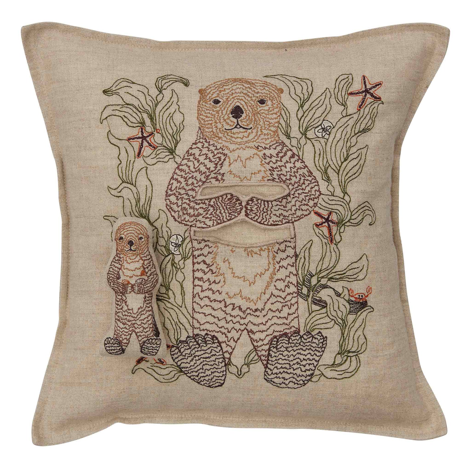 Otter Mama Pocket Pillow