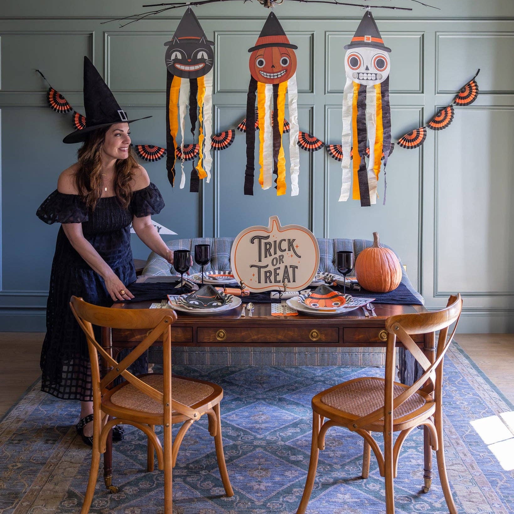 Vintage Halloween Hanging Characters