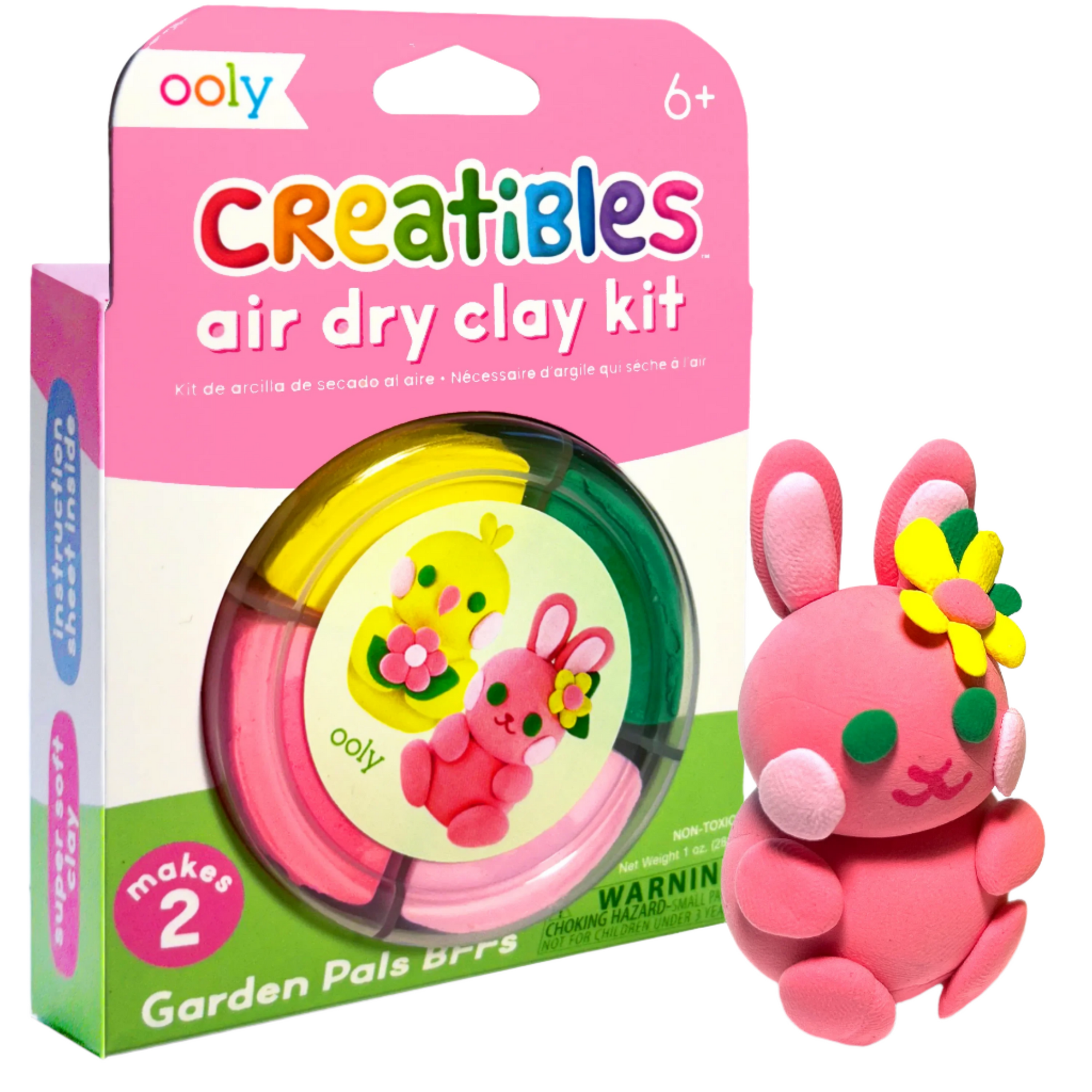 Creatibles Air Dry Clay Kit - Garden Pals BFFs