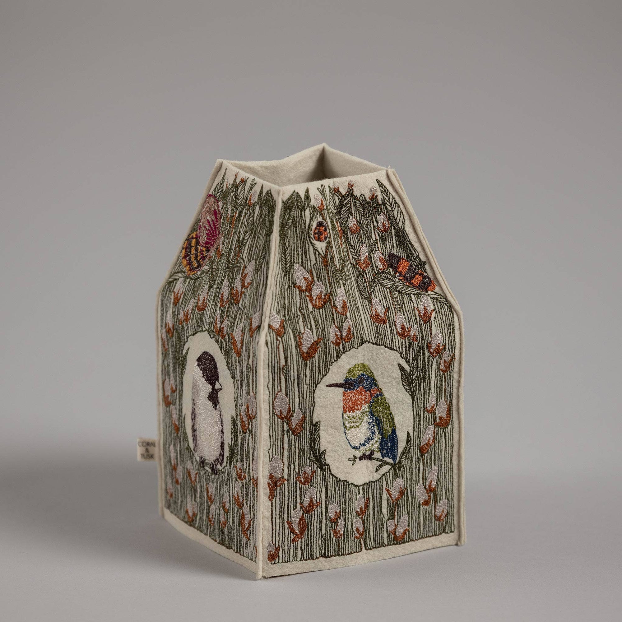 Birdhouse Tissue Box Cover