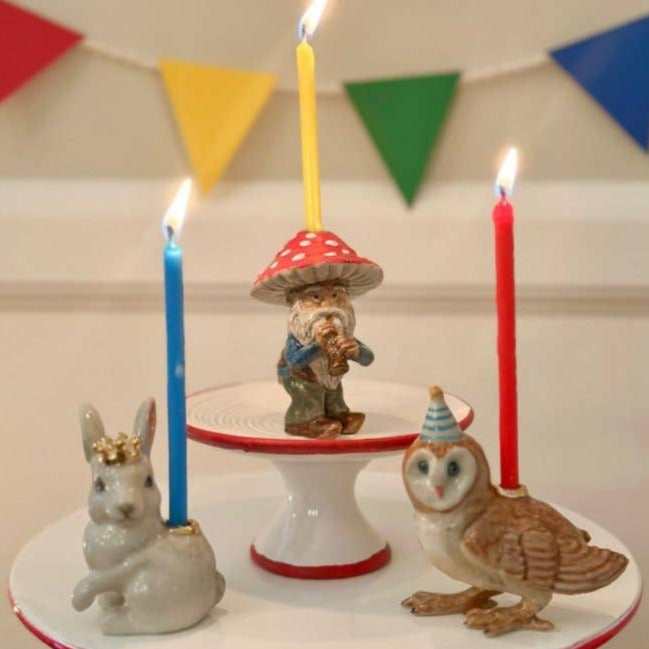 Mushroom Gnome Cake Topper