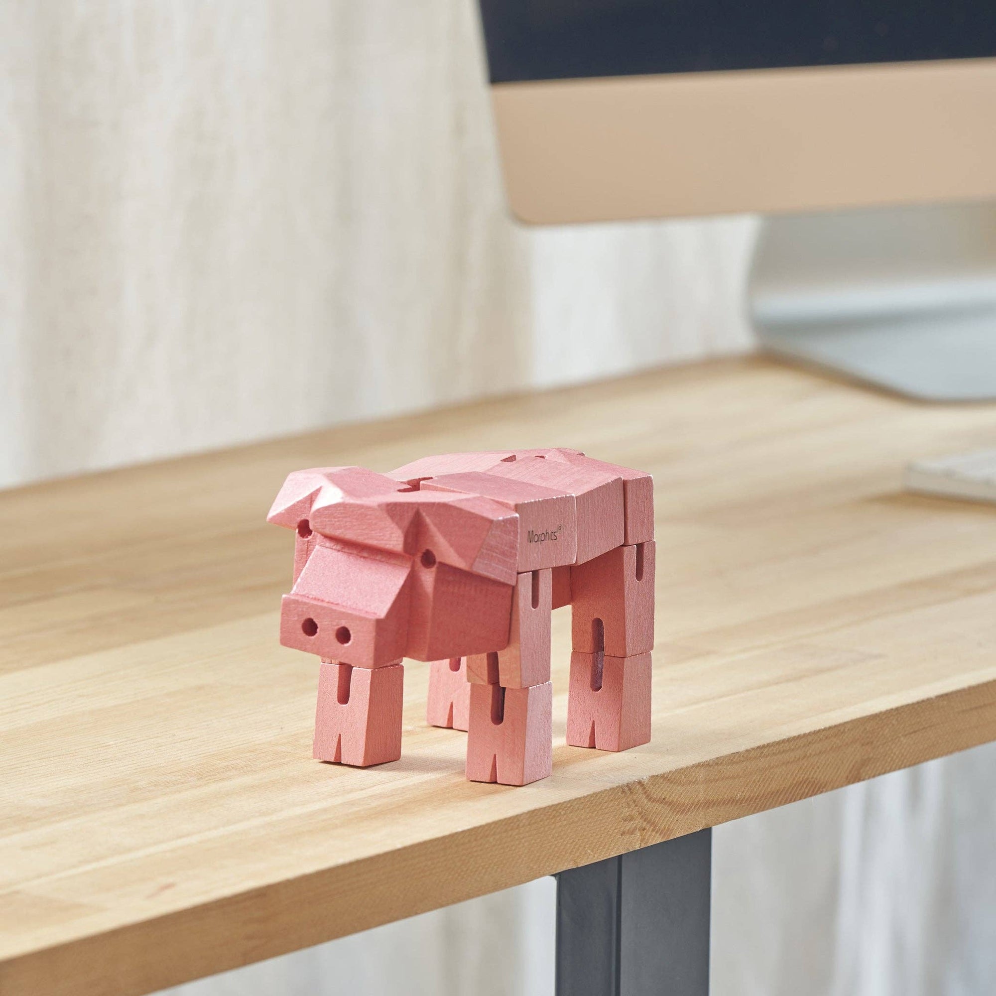 Morphits Pig Wooden Toy