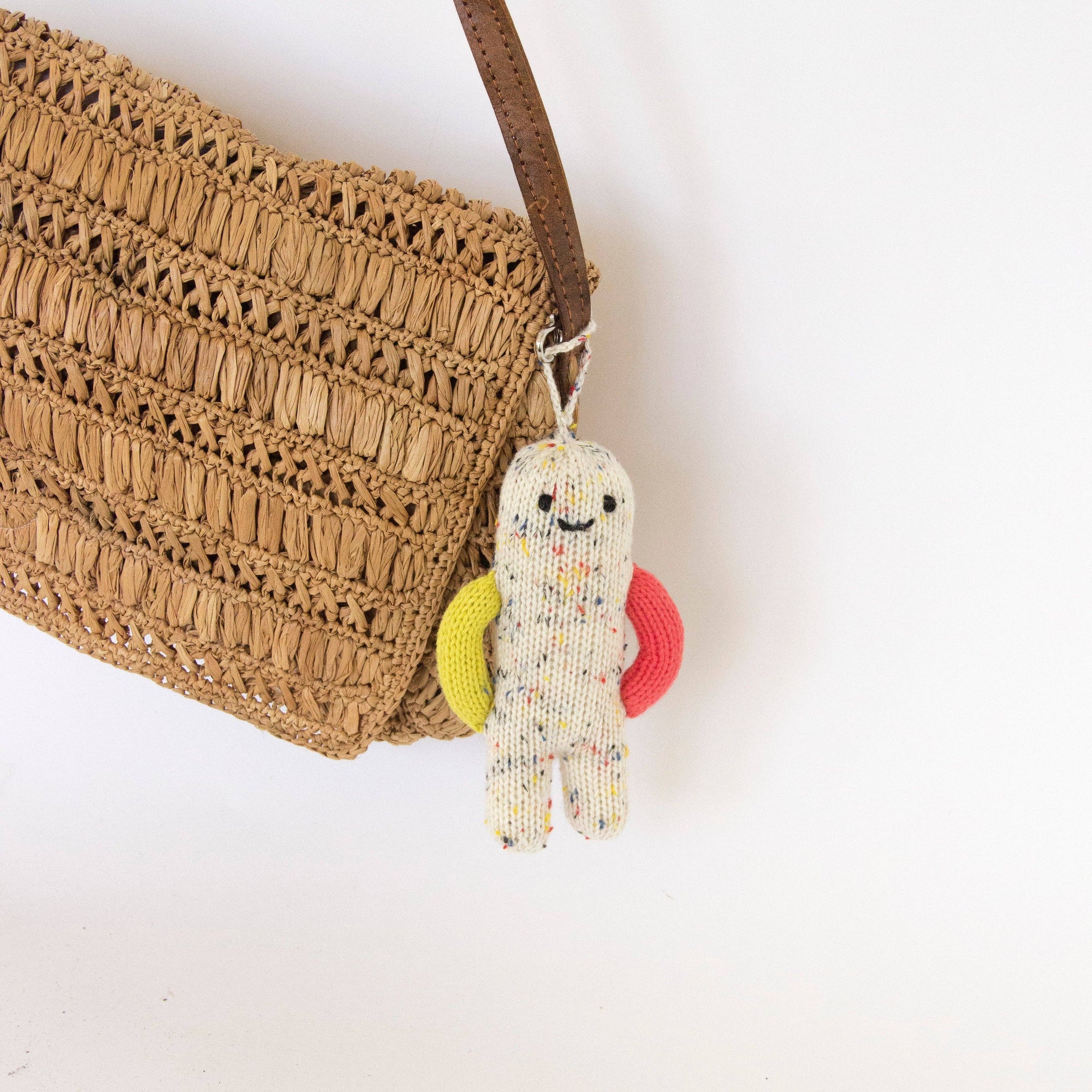 Bag Charm Hold Me Speckled