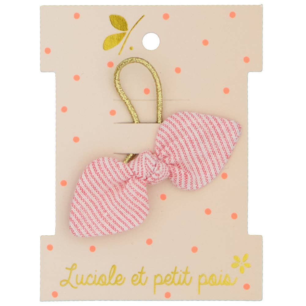 Mini rabbit elastic - pink striped