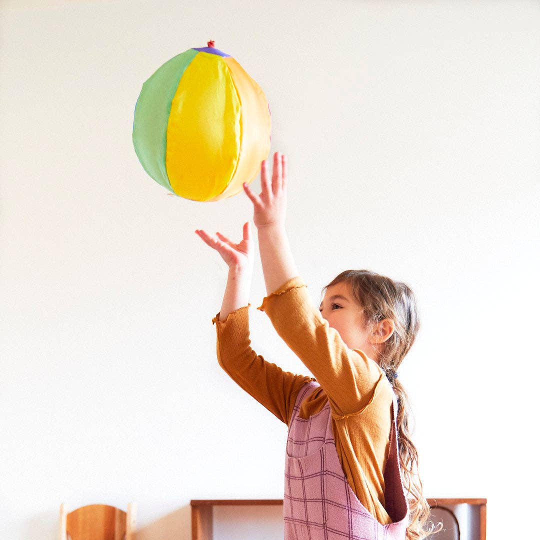 Rainbow Balloon Ball - 100% silk balloon cover