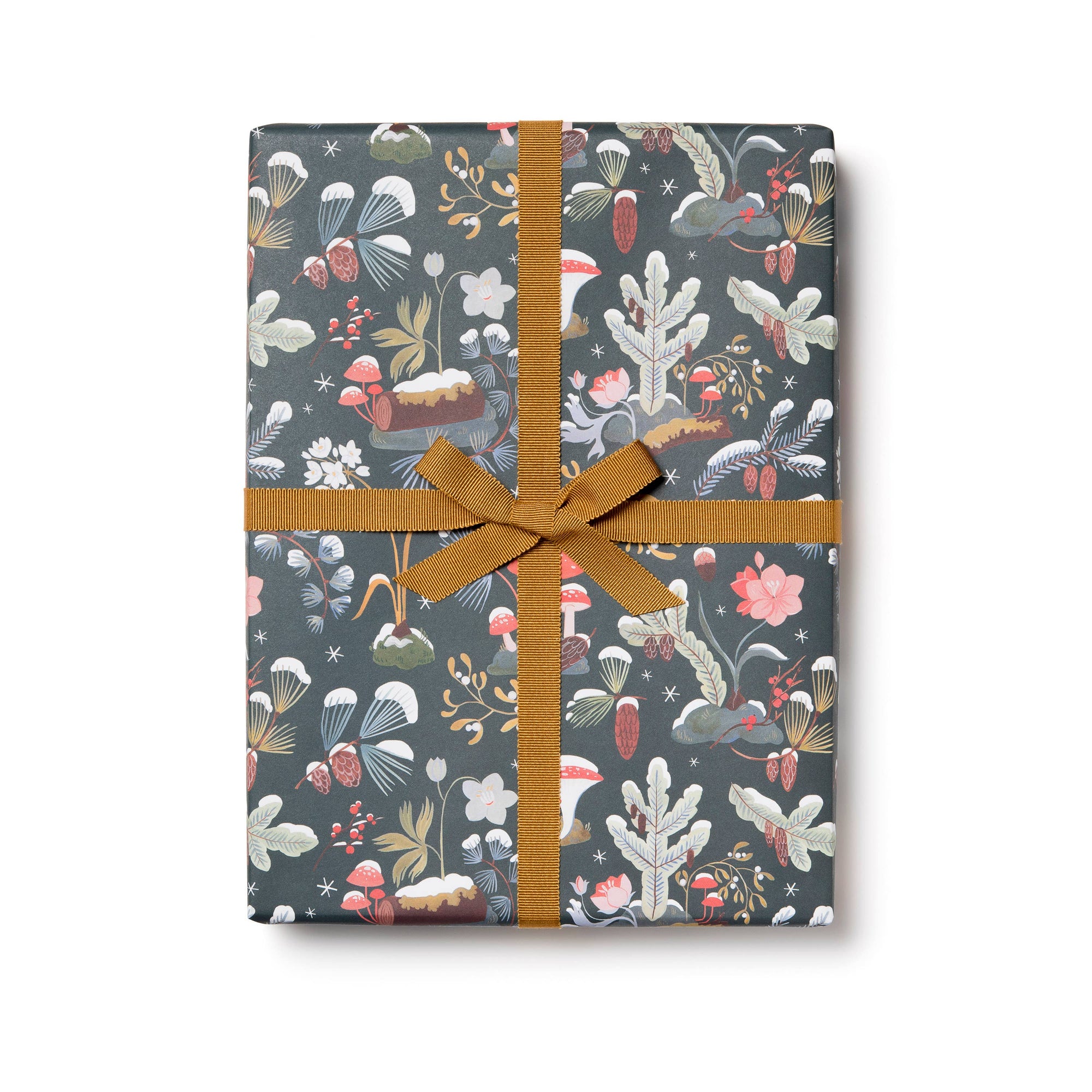 Holiday Moss holiday wrapping paper -roll of 3 sheets