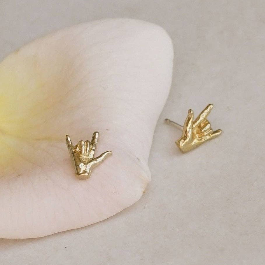 Gesture Stud Earrings
