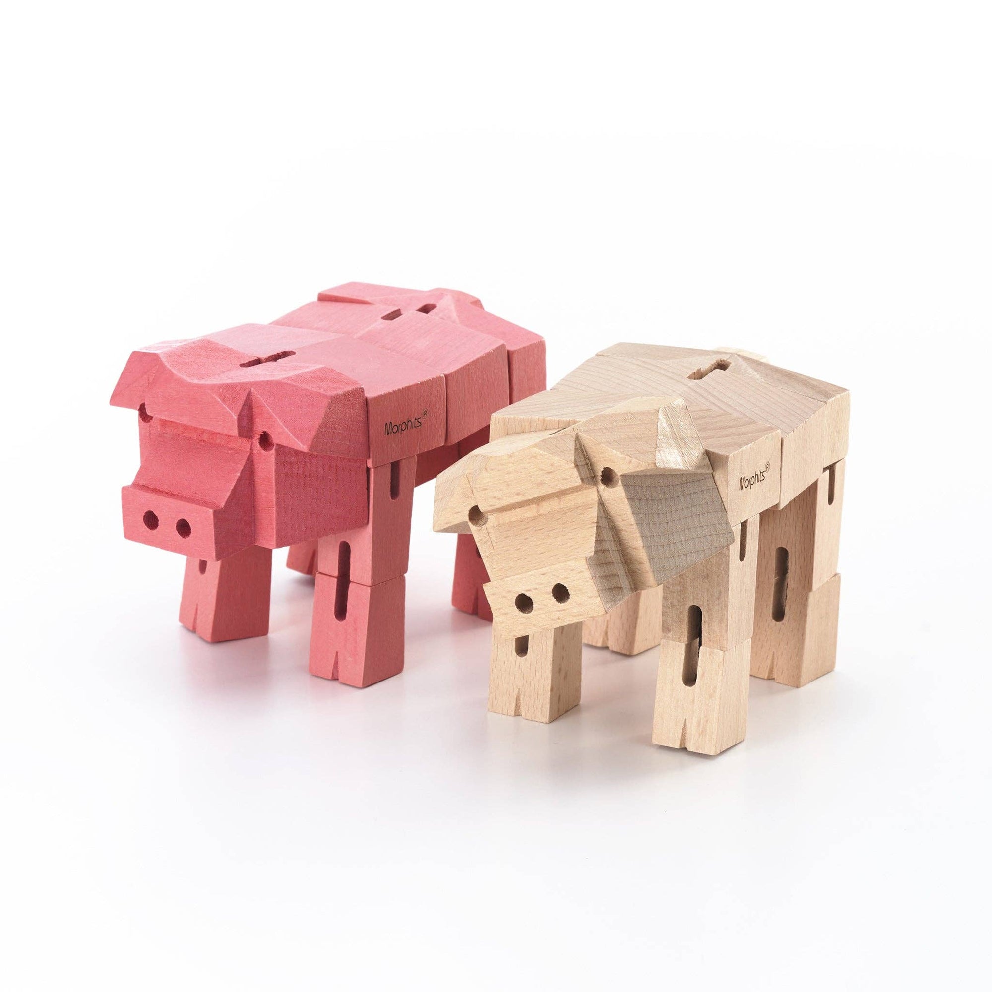 Morphits Pig Wooden Toy