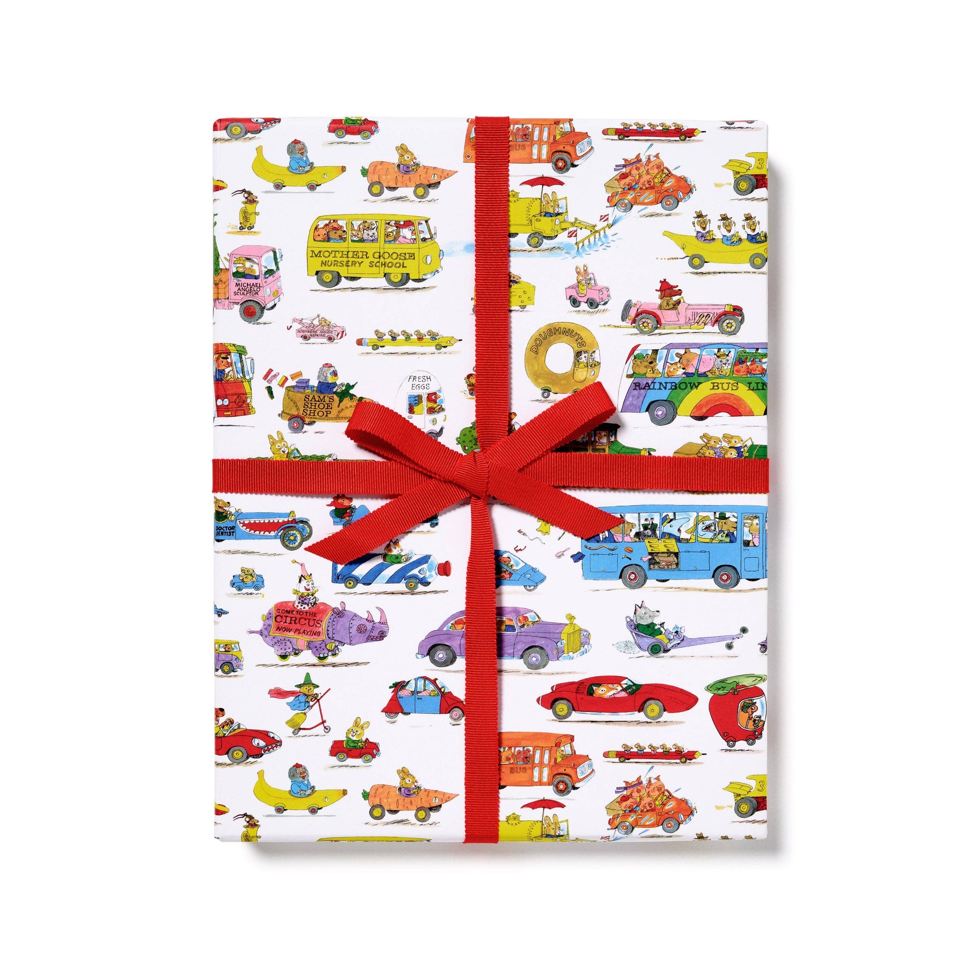 Busytown Cars wrapping paper (roll or sheet)