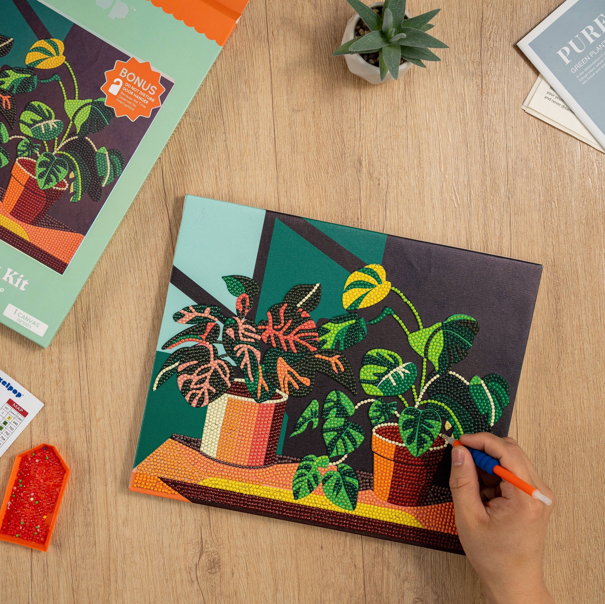 PixelPop™ Diamond Art — Reset Edition -  Plant Lover
