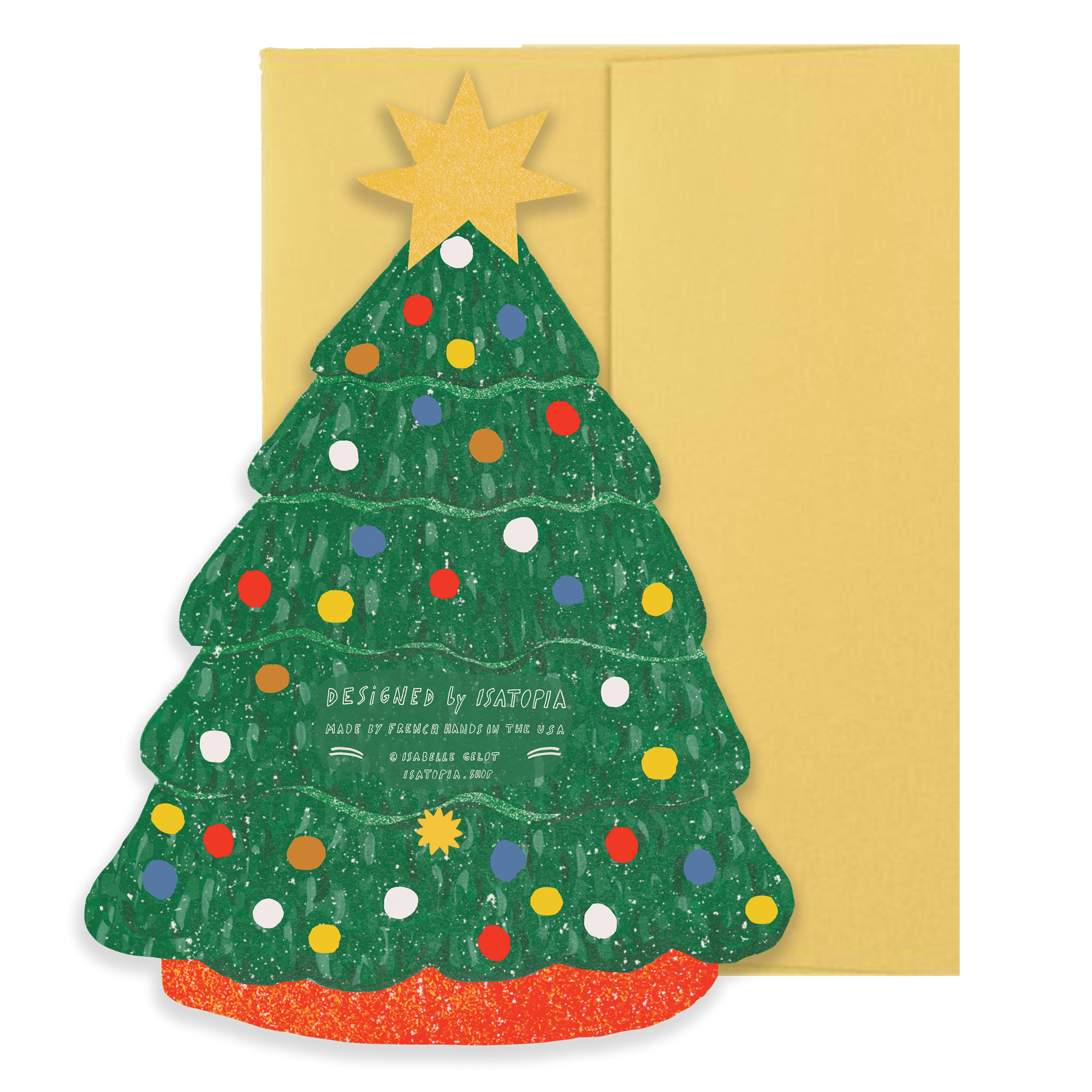 Tree Christmas Collection - Die Cut Card