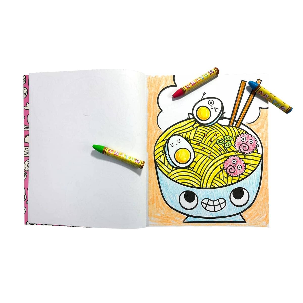 Color-in' Book: Happy Snacks Coloring Book