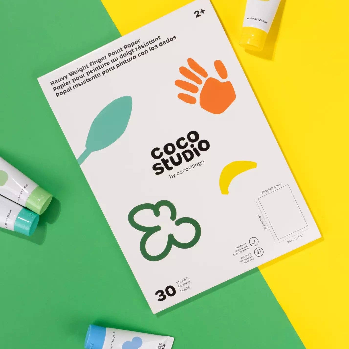 Heavy Weight Finger Paint Paper (30 sheets)