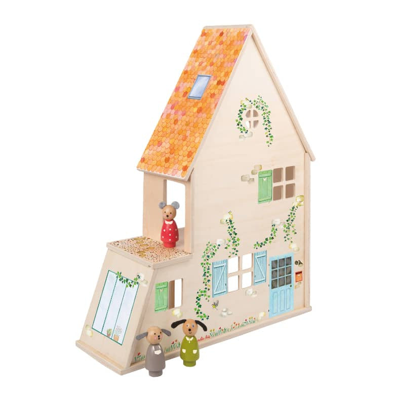 Wooden Playhouse -The Big Family 3yrs+