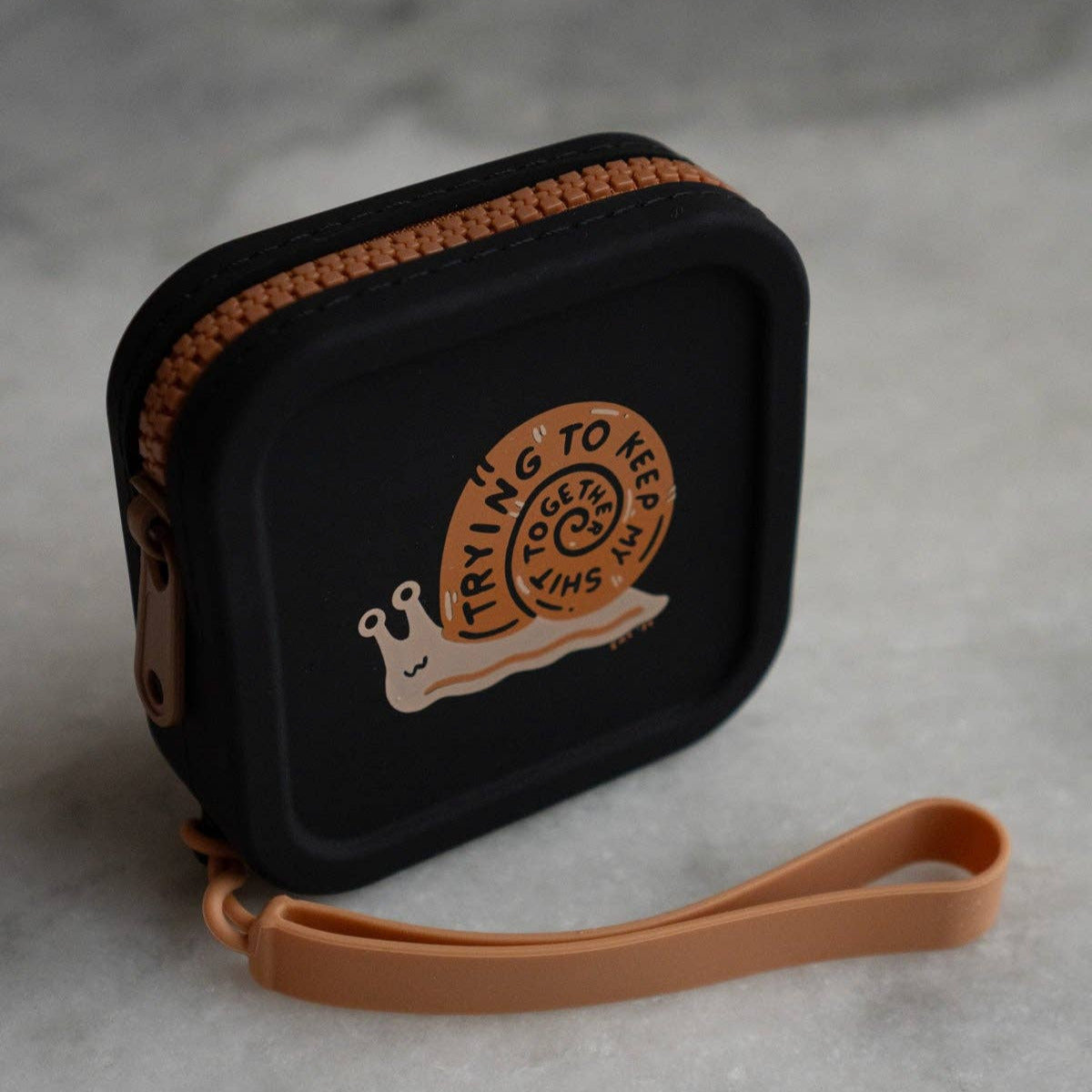 Trying - Zipper Coin Pouch