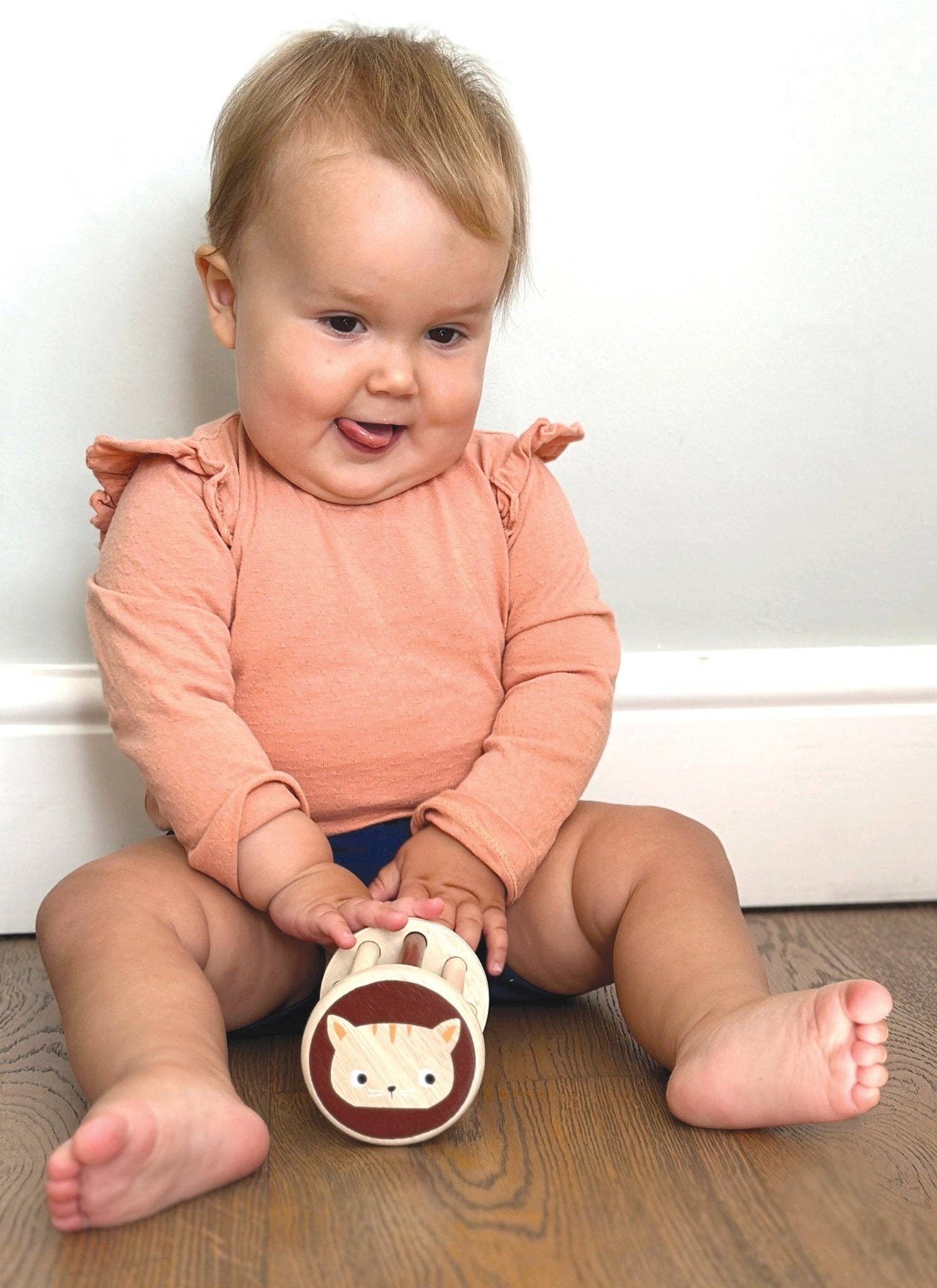 Rolling Kitten Rattle