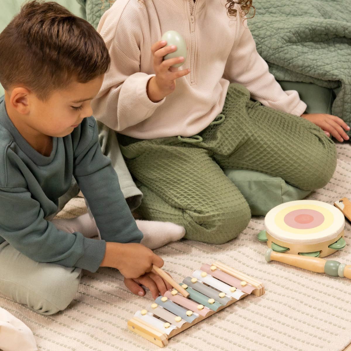 Wooden Musical Instruments Playset