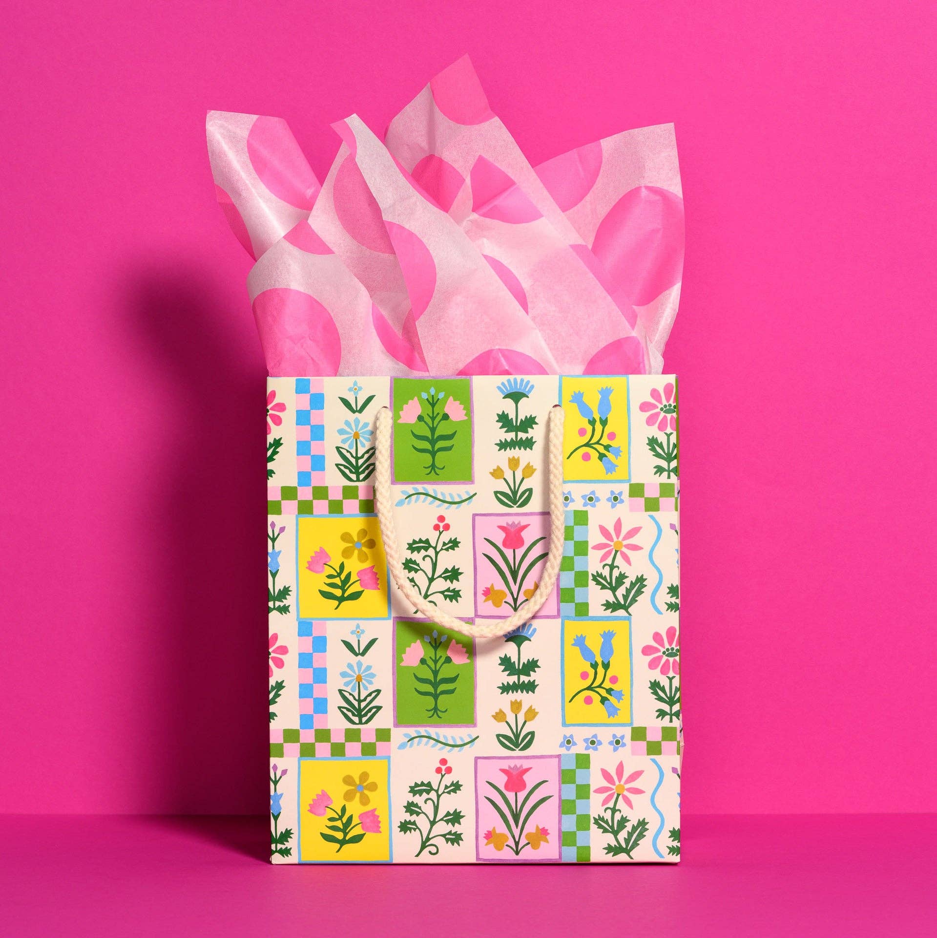 Pink Dots tissue paper