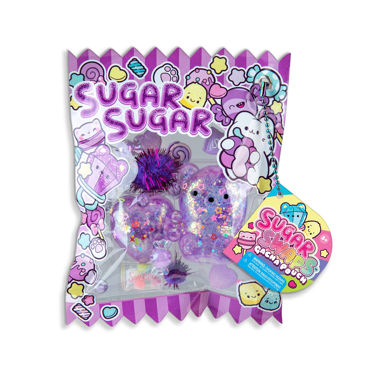 Packaged toy with 'Sugar Sugar' branding on a white background