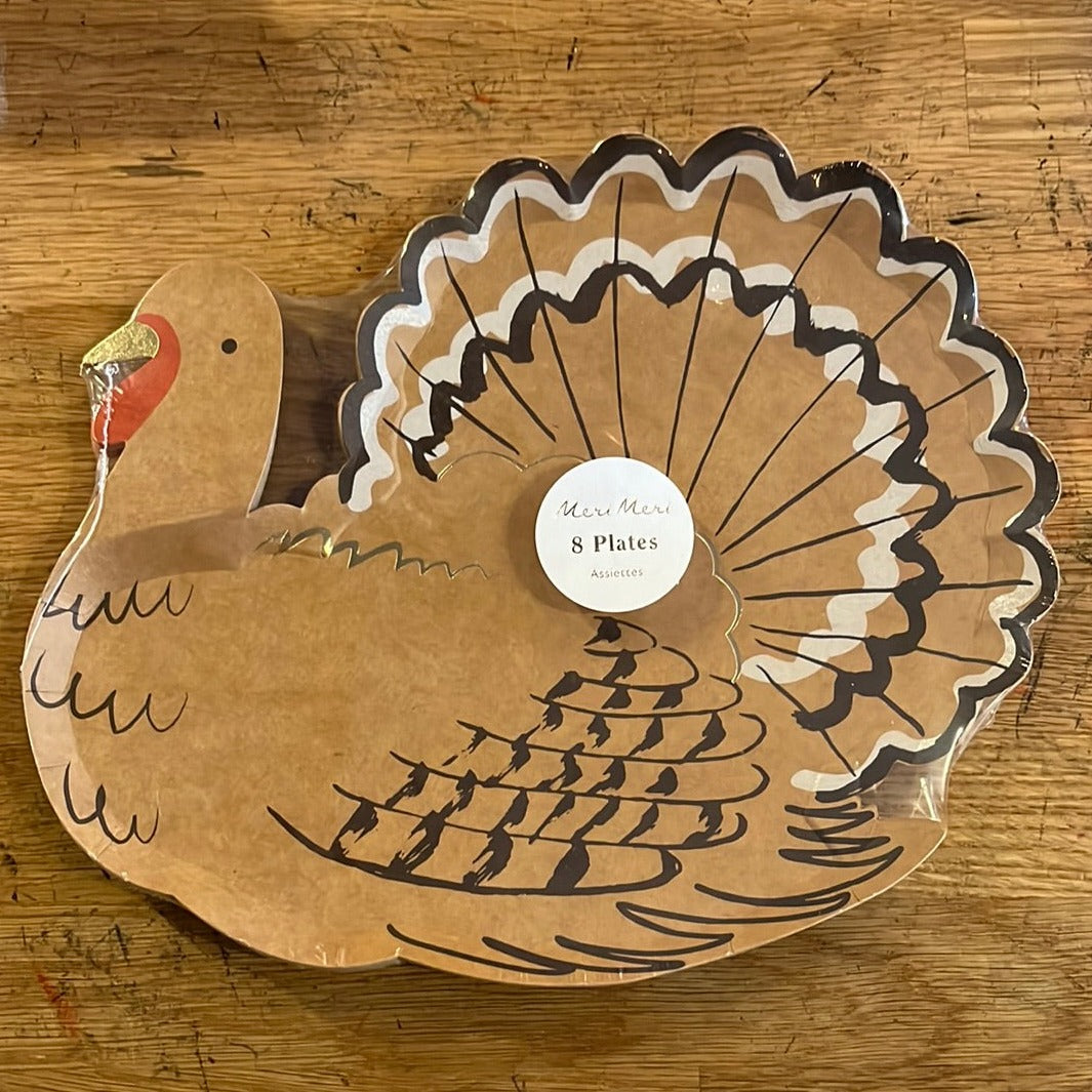 Turkey Plates pk8