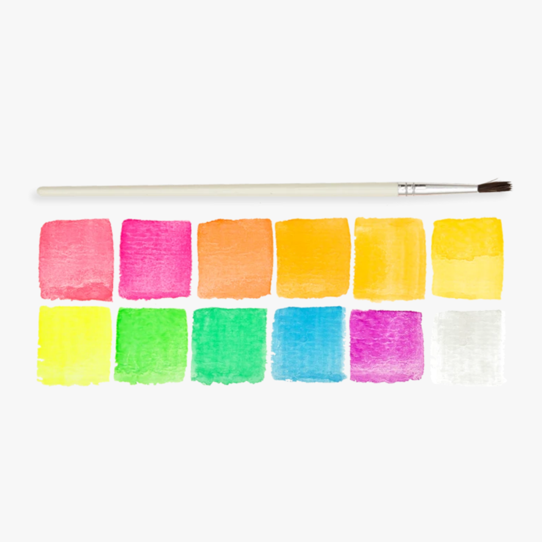 Chroma Blends Watercolor Paint Set - Neon