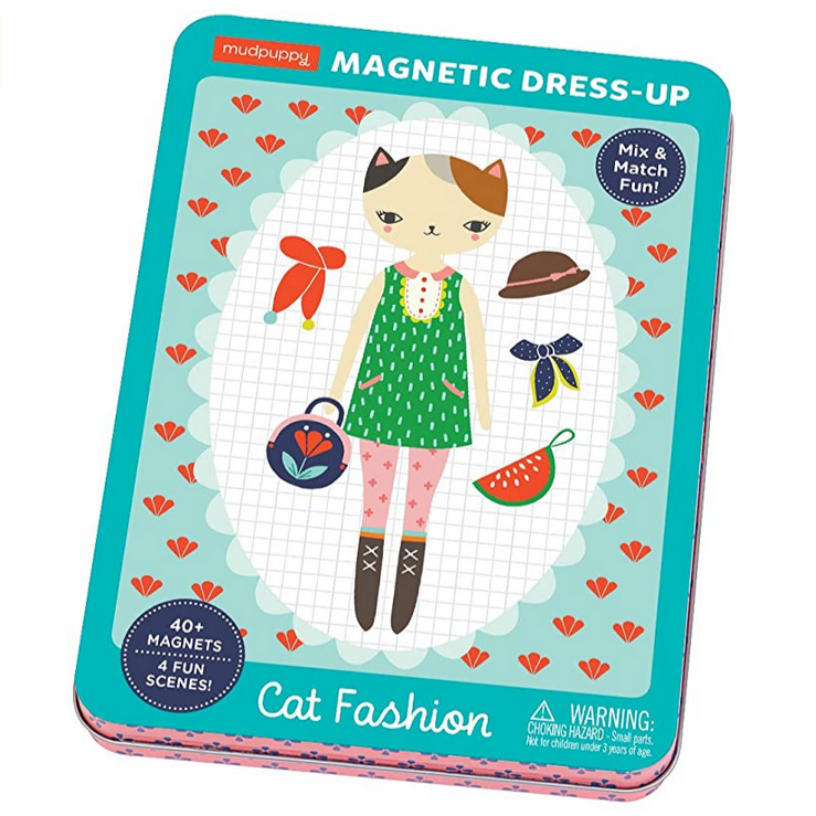 Cat Fashion Magnetic Figures