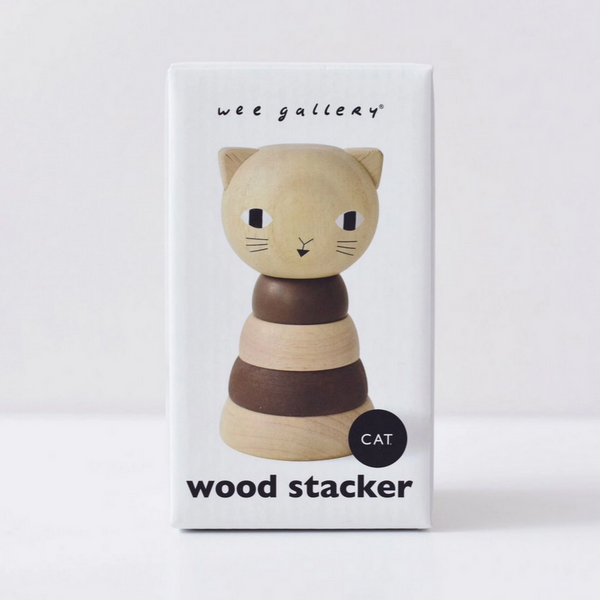 Wooden Stacker -cat