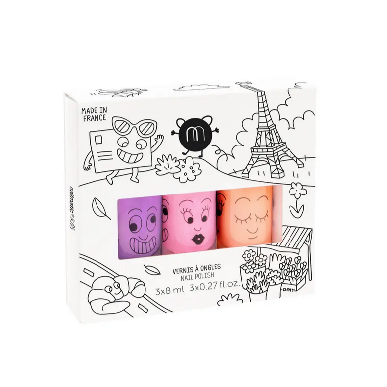 Paris Neon Nail Polish -set of 3