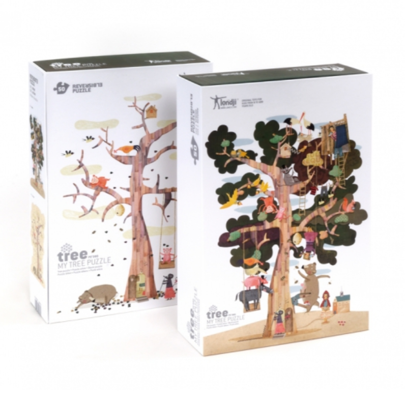 My Tree Puzzle -Reversible 50pcs