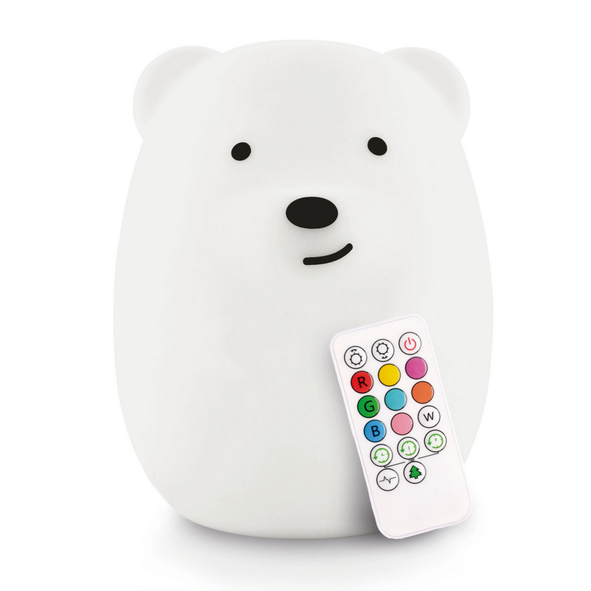white bear light with color remote control