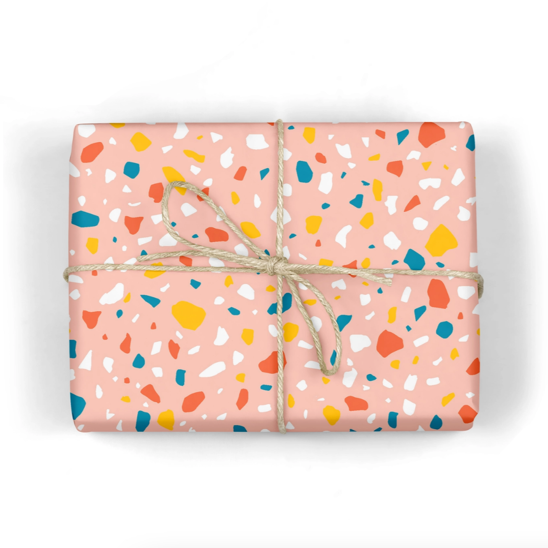 TERRAZZO BLUSH Gift Wrap - Roll of 3 Sheets