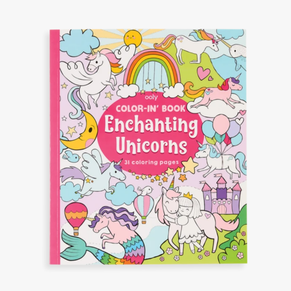 Enchanting Unicorns -Coloring Book