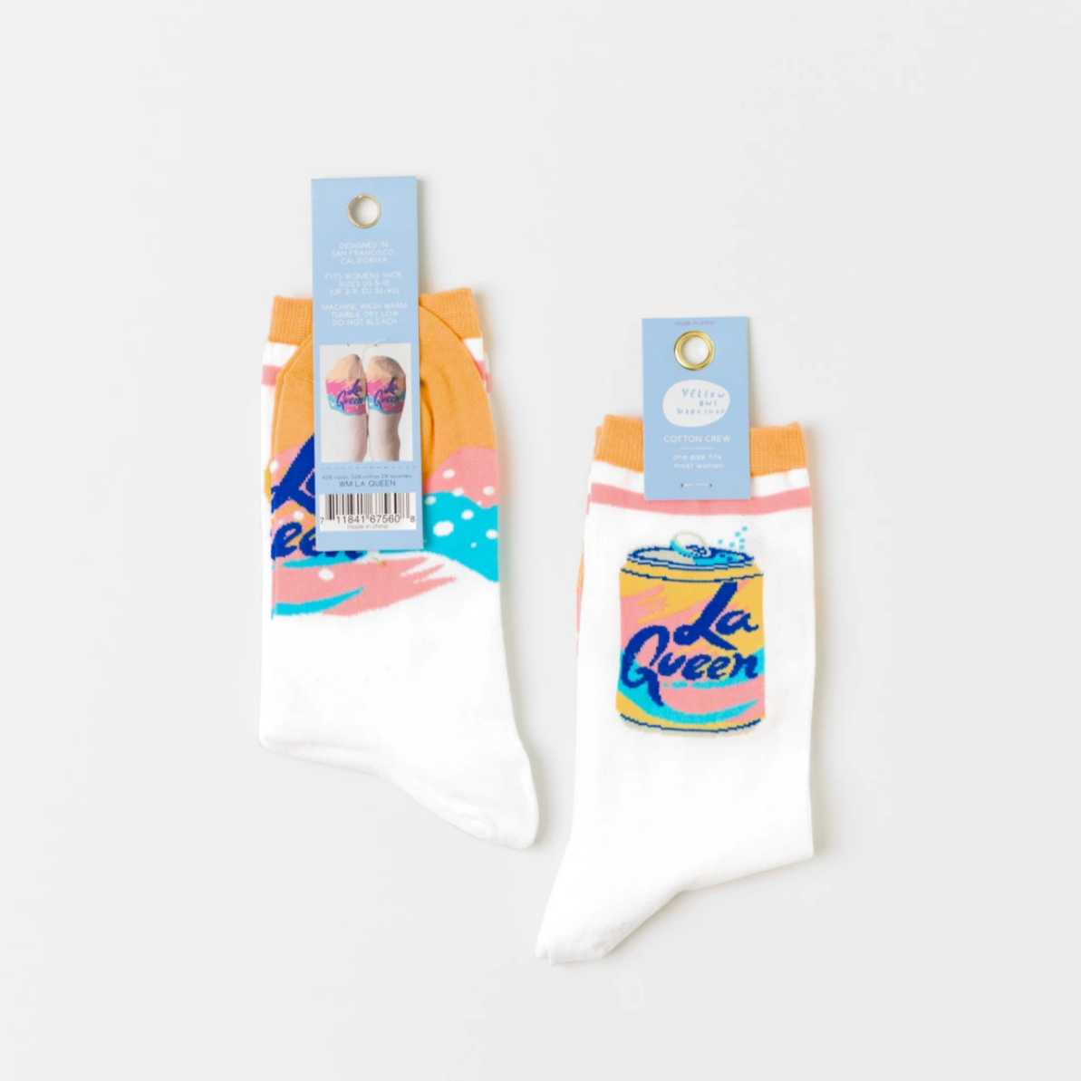 La Queen Crew Socks - Women's