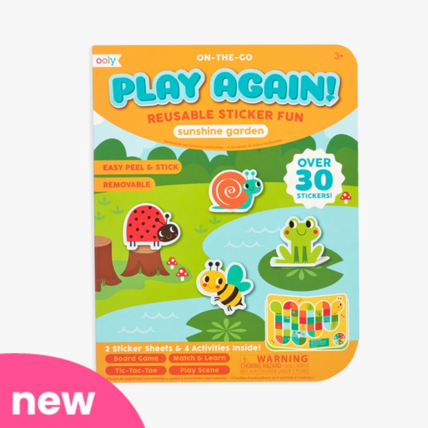 Play Again! Mini on-the-go activity kit & Game- Sunshine Garden (3-8yrs)