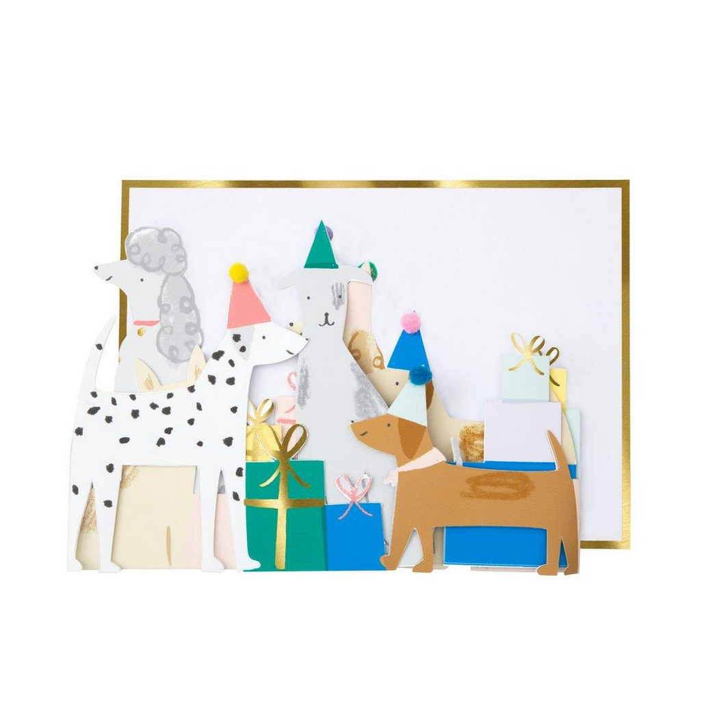 folded dogs and gifts