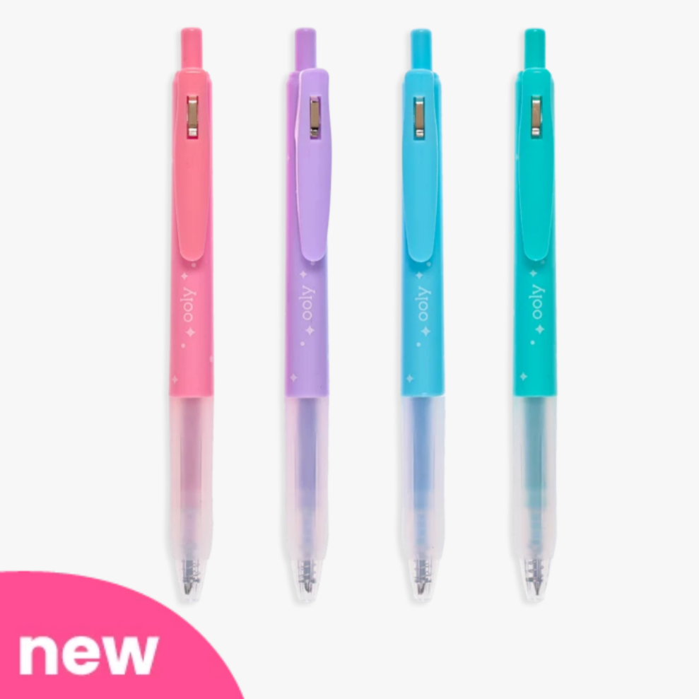 Oh My Glitter! Retractable Gel Pens (set of 4)