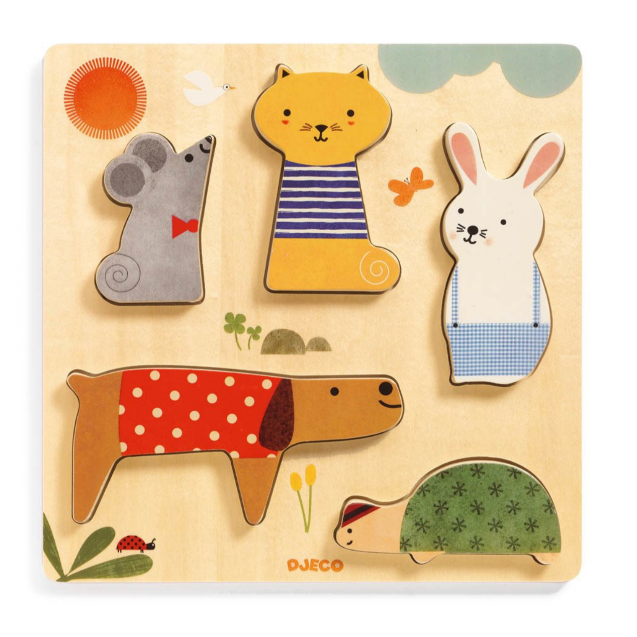 Woodypets Puzzle - 5pcs 1yr+