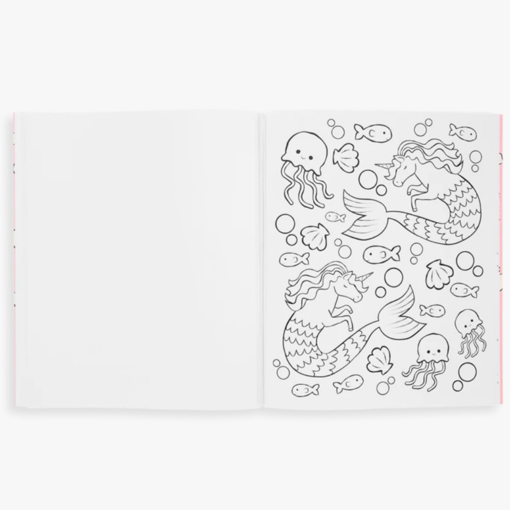Enchanting Unicorns -Coloring Book