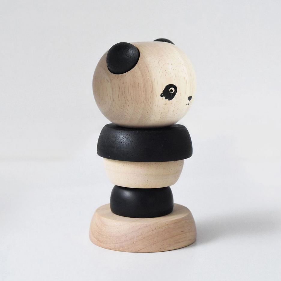 Wood Stacker -panda