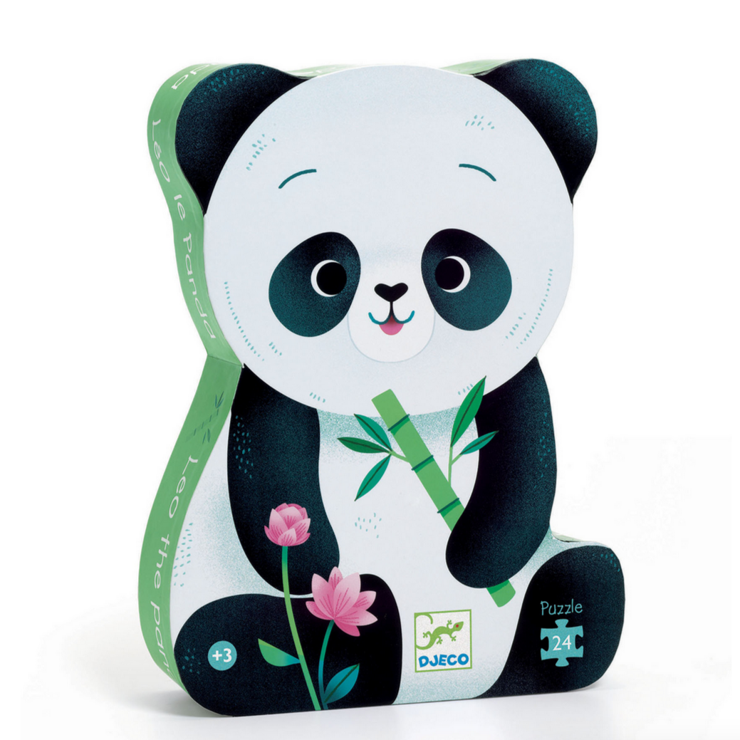 Silhouette Leo the Panda Puzzle -24pcs 3yrs+