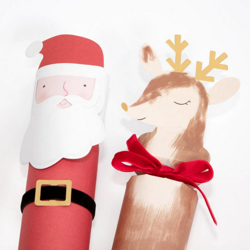 Christmas Character Large Crackers -6pk