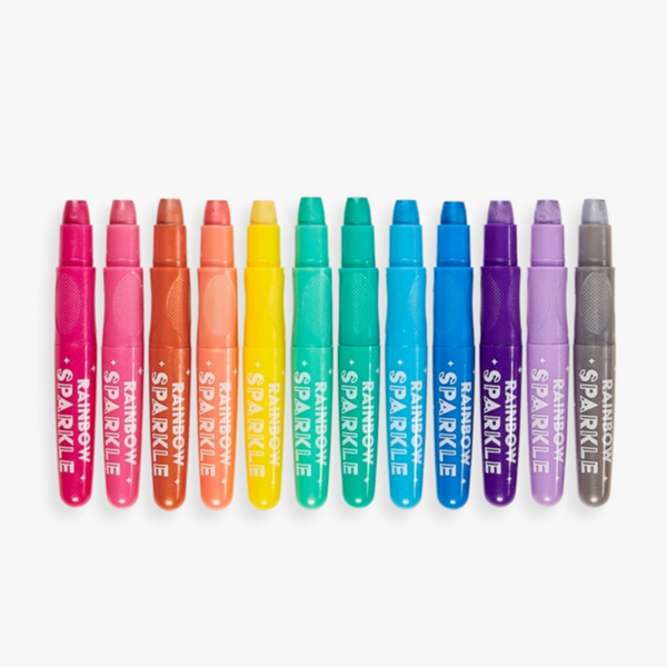 12 bright water color gel crayons 
