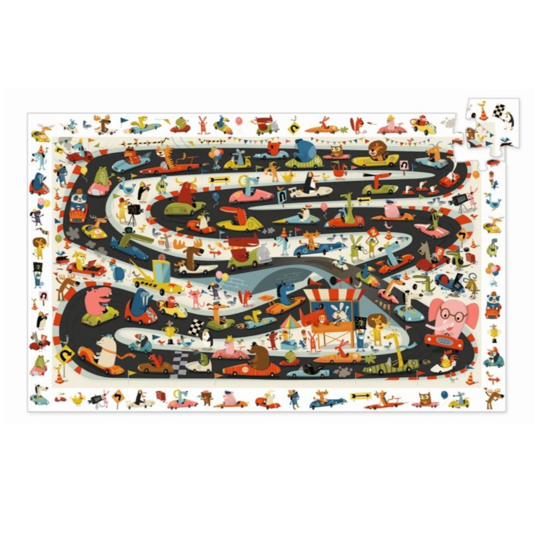 Observation Automobile Rally Puzzle 54pcs 5yrs+