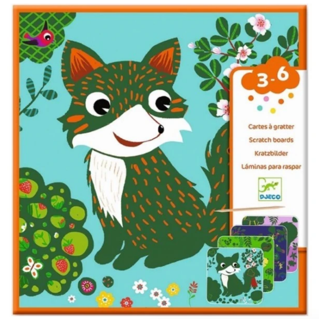 Country Creatures Scratch Cards (3-6yrs)
